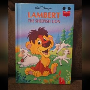 Vintage Disney Lambert the Sheepish Lion Hardcover (1997)